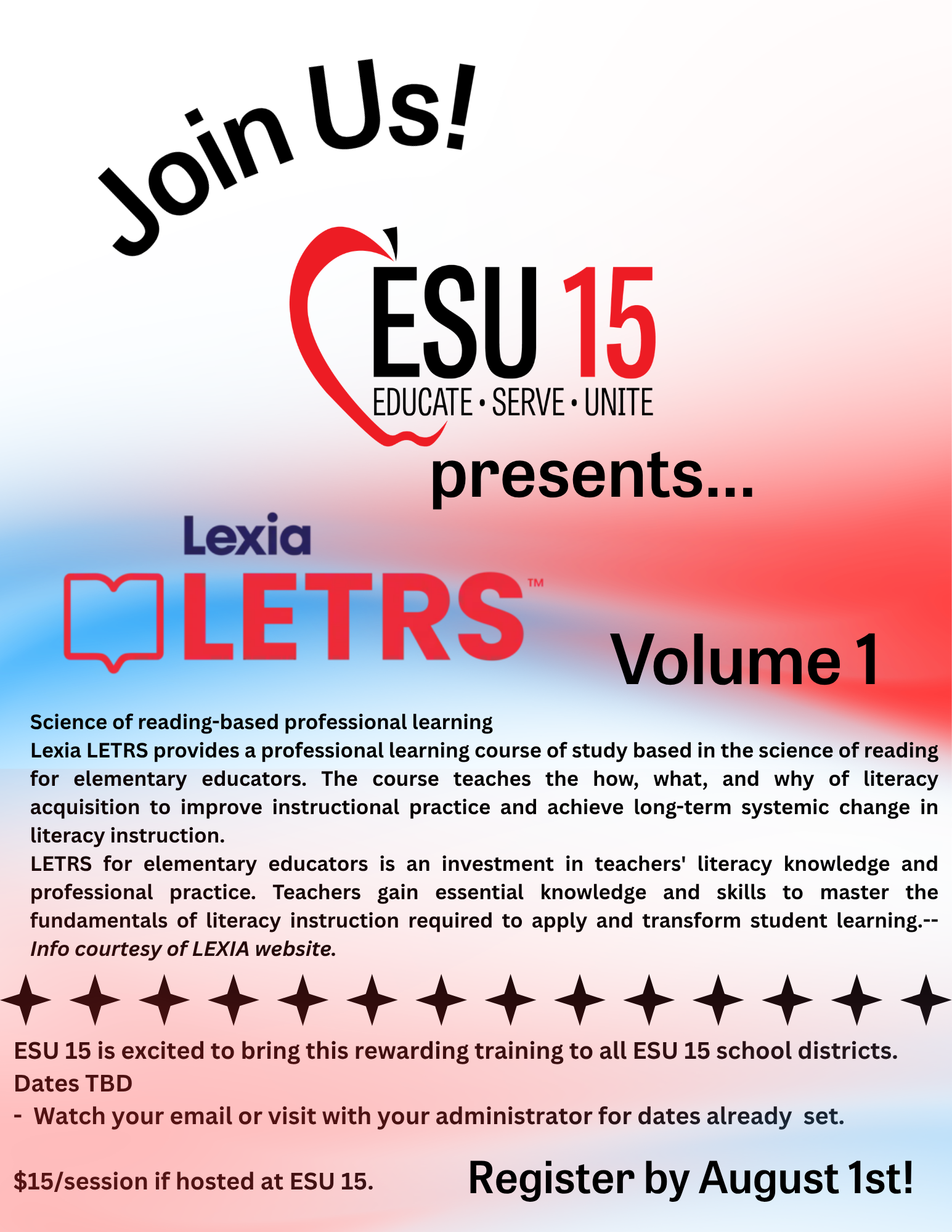 LETRS Volume 1 Training